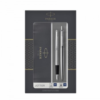 Parker 2093258 pen set Black, Silver 2 pc(s)
