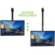 Techly 37-70 Telescopic Ceiling Universal LED TV LCD Support