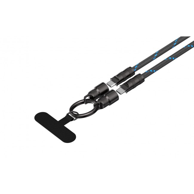 Havit CB6340 - charging cable, 1.2m (black/blue) Havit CB6340 - charging cable, 1.2m (black/blue)