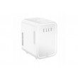 ELLE 8L mini fridge with LED make-up mirror, white ELLE 8L mini fridge with LED make-up mirror, white