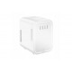 ELLE 8L mini fridge with LED make-up mirror, white