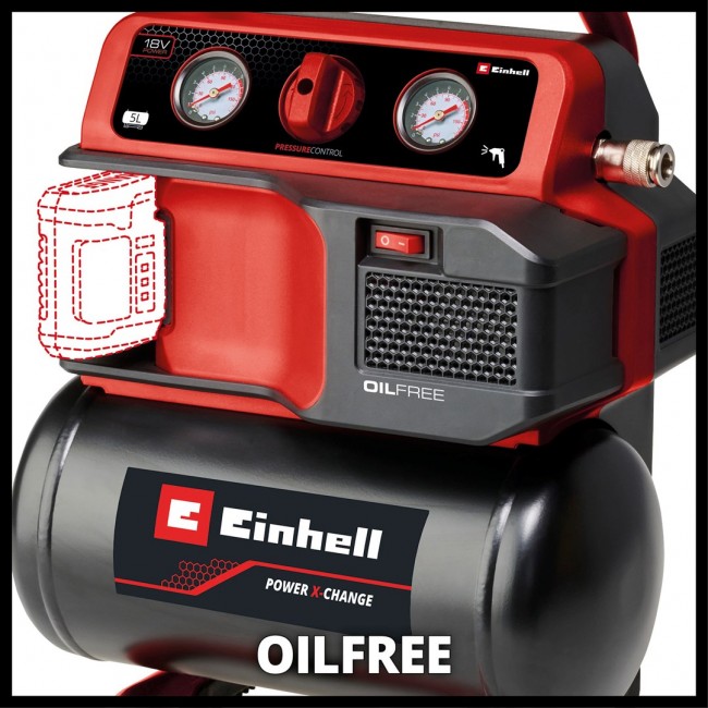 Einhell TE-AC 18/75 Li OF-Solo air compressor 75 l/min Battery