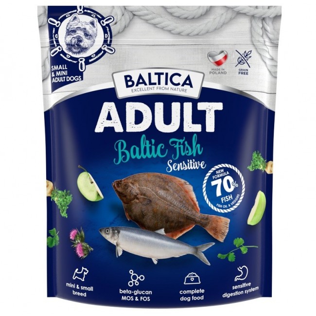 BALTICA Excellent Sensitive Baltic fish Small breed Mono - dry dog food - 1kg
