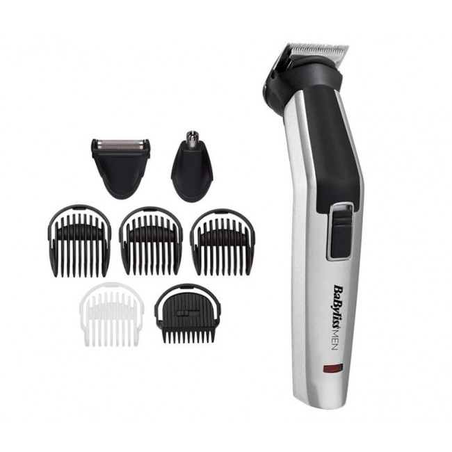 BaByliss 8-in-1 Titanium Silver, Black Nickel-Metal Hydride (NiMH)