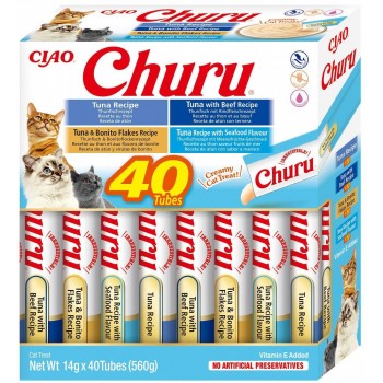INABA Churu Variety box Tuna - cat treats - 40 x 14g