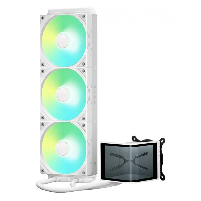 TRYX PANORAMA SE ARGB 360 Complete Water Cooling, 3D AMOLED Display - 360mm, white