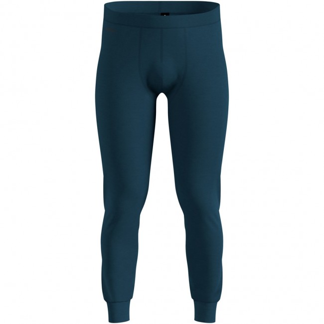 Legginsy termoaktywne męskie Odlo MERINO 200 BL BOTTOM long zielone S