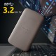 Intenso TX500 2 TB USB Type-C 3.2 Gen 2 (3.1 Gen 2) Brown Intenso TX500 2 TB USB Type-C 3.2 Gen 2 (3.1 Gen 2) Brown
