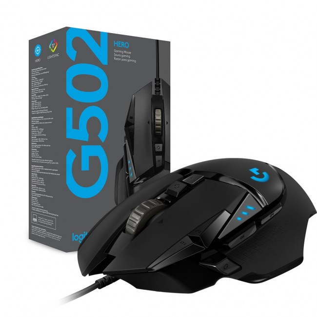 LOGITECH OPTICAL USB MOUSE G502 BLACK 910-005470 LOGITECH OPTICAL USB MOUSE G502 BLACK 910-005470