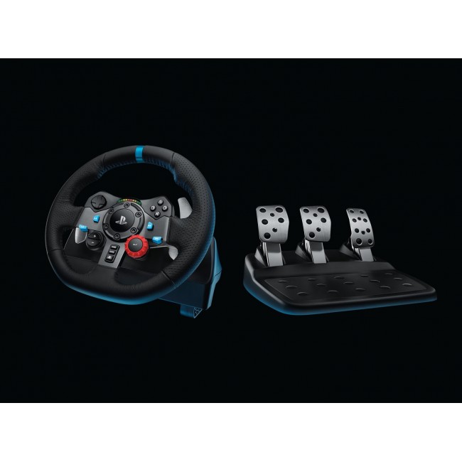 Logitech G G29 Steering wheel + Pedals Playstation 3,PlayStation 4 Analogue USB 2.0 Black Logitech G G29 Steering wheel + Pedals Playstation 3,PlayStation 4 Analogue USB 2.0 Black