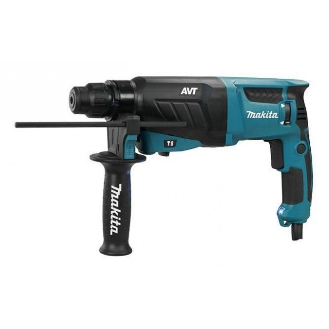 MAKITA SDS-PLUS ROTARY HAMMER DRILL WITH FORGING OPTION 800W 2.4J AVT HR2631F MAKITA SDS-PLUS ROTARY HAMMER DRILL WITH FORGING OPTION 800W 2.4J AVT HR2631F