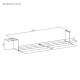 Maclean compact under-desk cable organizer, max load 5kg, white, MC-107 W Maclean compact under-desk cable organizer, max load 5kg, white, MC-107 W