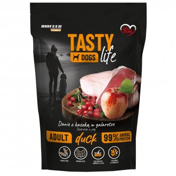 BIOFEED Tasty Dogs Life Duck - wet dog food - 500g