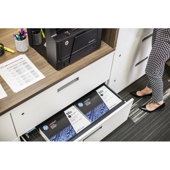 HP 80X High Yield Black Original LaserJet Toner Cartridge