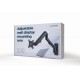 Gembird MA-WA1-02 Adjustable wall display mounting arm, 17 -27 , up to 7 kg