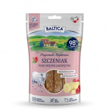 BALTICA Przysmaki Region w Meat Strips Lamb dog treat 90 g