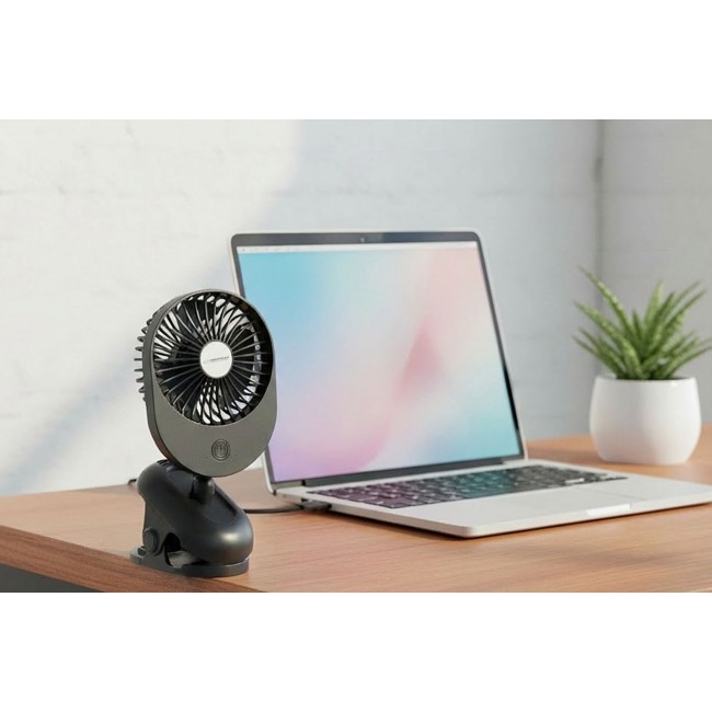 Esperanza EHF103K, Compact USB Fan, BLACK