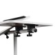 Maclean mobile desk/laptop stand, white, height adjustment 59-89cm, max. 30kg , MC-121 W