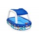 Inflatable pool+canopy 213x155x132 B54370