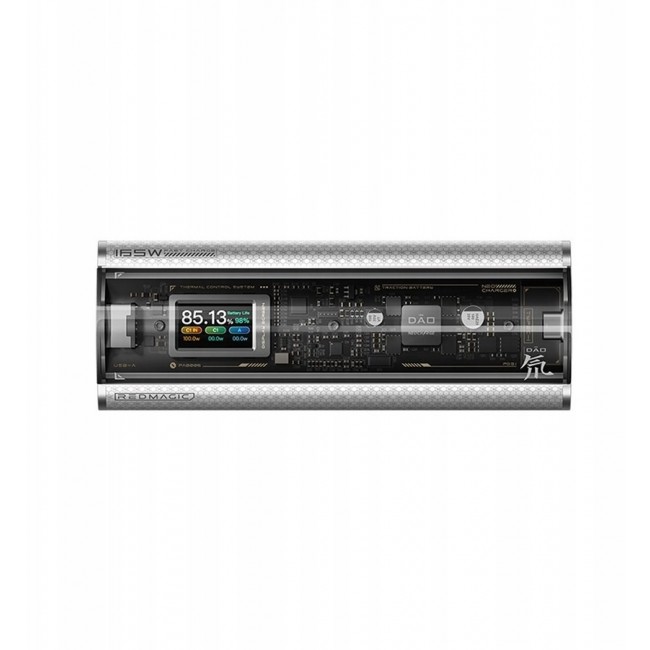 Powerbank 20 000mAh, 1x USB, 2x USB-C, 20W, QC4+, LCD screen, black