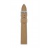 Recycled leather belt, light brown, 20 mm