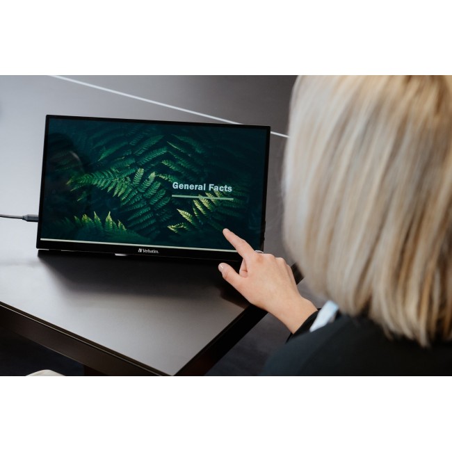 Verbatim PMT-15 Portable Touchscreen Monitor 15.6