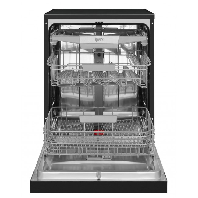 Amica DFM66B8EOqBH 60 cm freestanding dishwasher, black