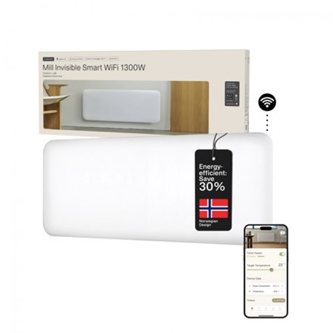 Mill 416697 electric space heater Indoor White 1300 W Convector electric space heater