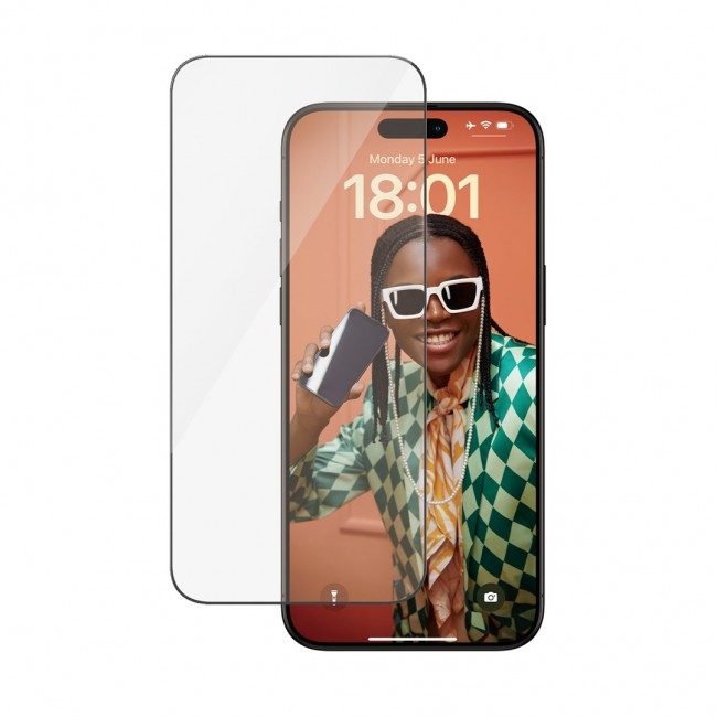 PanzerGlass Screen Protector iPhone 15 Pro Max | Ultra-Wide Fit w. EasyAligner Clear screen protector Apple 1 pc(s)