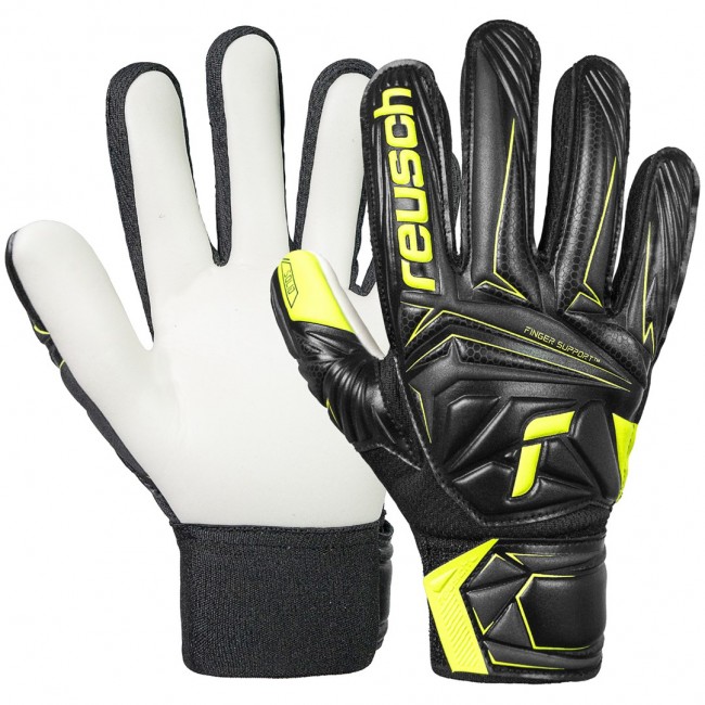 Rękawice bramkarskie dziecięce Attrakt Starter Solid Finger Support Junior 3