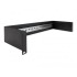 DeLOCK 19 DIN rail Panel 2U black