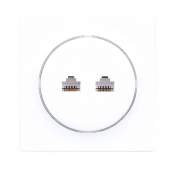 Fibaro Walli N socket-outlet 2 x RJ-45 White