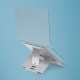 R-Go Tools Laptop stand R-Go Riser Flexible, adjustable folding laptop riser, ergonomic, Hylite aluminum, silver