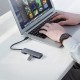 Ugreen Hub 4-in-1 USB-C Adapter to 4 USB 3.0 + USB-C Grey