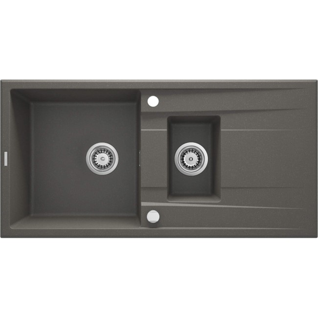 1.5-bowl granite sink with drainer 1.5-bowl granite sink with drainer