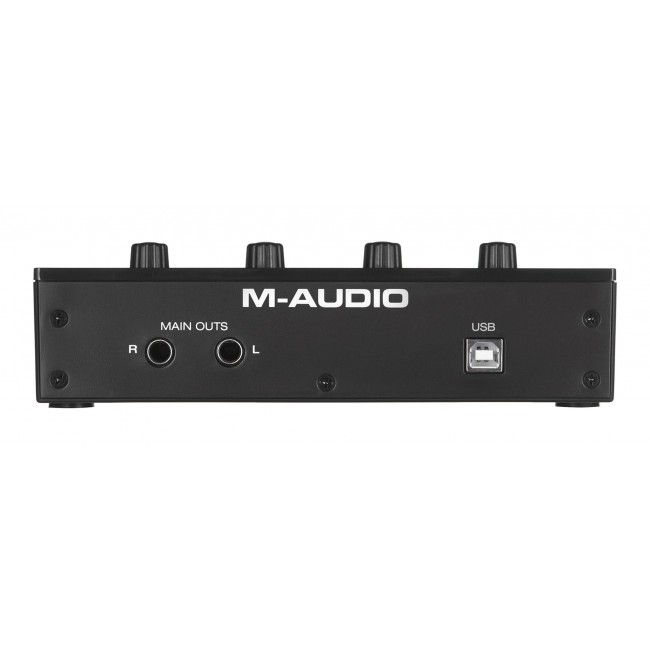 M-AUDIO M-Track Duo USB Audio interface Crystal preamplifier 16 bit 48 kHz Black