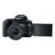 Canon EOS 250D+EF-S 18-55mm SLR Camera Kit 24.1 MP CMOS 6000 x 4000 pixels Black