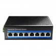 Cudy 8-Port 10/100M Industrial PoE Switch Unmanaged Fast Ethernet (10/100) Power over Ethernet (PoE) Black