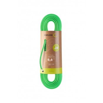 Siskin eco rope 8.6mm 60m-neon green EDELRID