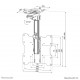 Neomounts FPMA-C020BLACK Monitor/TV mount ceiling 10-40
