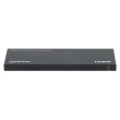 Manhattan 4K@60Hz 8-Port HDMI Splitter with Downscaling, Splits One HDMI Input to Eight HDMI Outputs (1x8), 18G, EDID Switch for Downscaling, Black