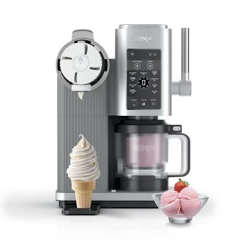 Ninja CREAMi Soft serve ice cream maker 0.47 L 800 W Grey, Silver