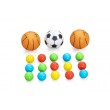 Bestway Kick N Swish 3-in-1 Multi-Use Inflatable Ball Pit with 18 Play Balls