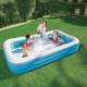 Bestway Blue Rectangular Familiy Pool De Luxe- 3.05m x 1.83m x 56cm - blue