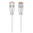 Ubiquiti UACC-Cable-Patch-EL-3M-W networking cable Translucent, White Cat6