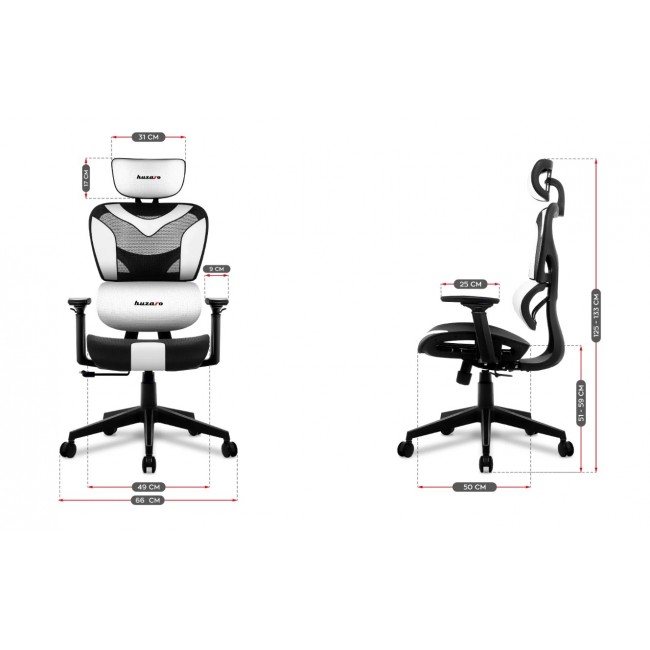 Huzaro Combat 8.0 White gaming chair Huzaro Combat 8.0 White gaming chair