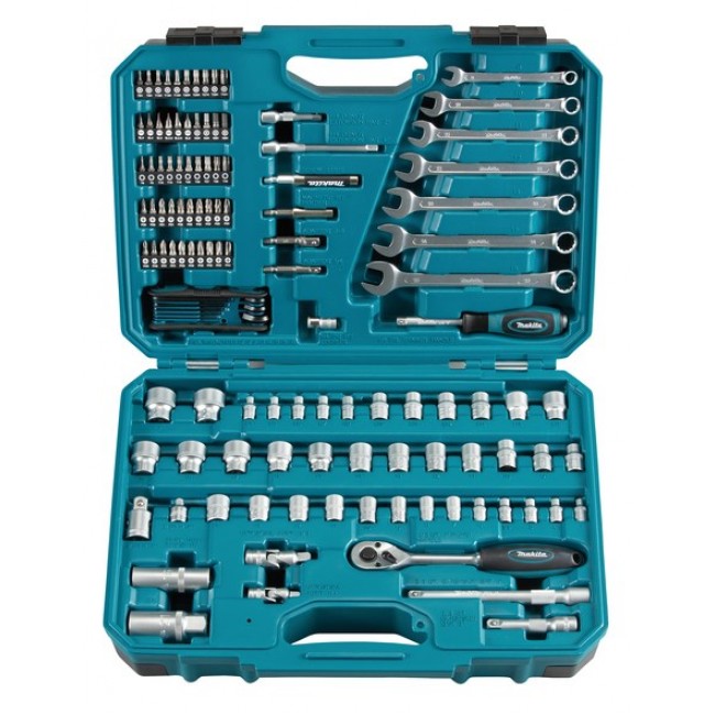 Makita E-06616 mechanics tool set 120 tools