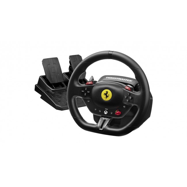 Thrustmaster T98 Ferrari 296 GTS Black USB Steering wheel + Pedals Analogue / Digital PC, Xbox One, Xbox Series S, Xbox Series X Thrustmaster T98 Ferrari 296 GTS Black USB Steering wheel + Pedals Analogue / Digital PC, Xbox One, Xbox Series S, Xbox Series X