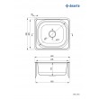1-bowl steel sink 1-bowl steel sink