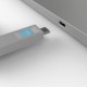 Lindy USB Type C Port Blocker Key - Pack of 4 Blockers, Blue